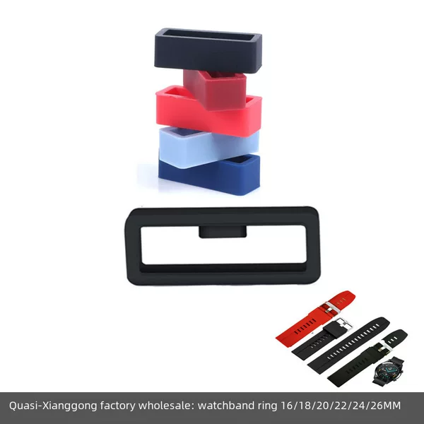 Factory Direct Supply for Huawei Huami Jiaming Watch with Watch Ring Silicone Buckle Strap Activity Glue Ring