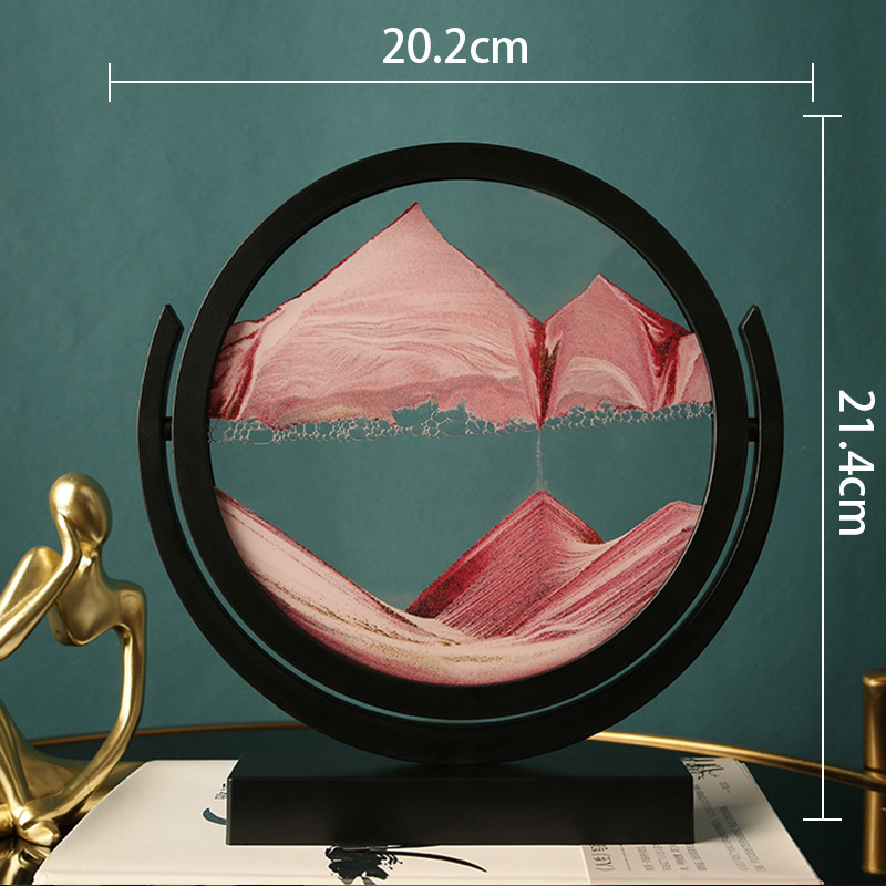 8inch 블랙 프레임-핑크