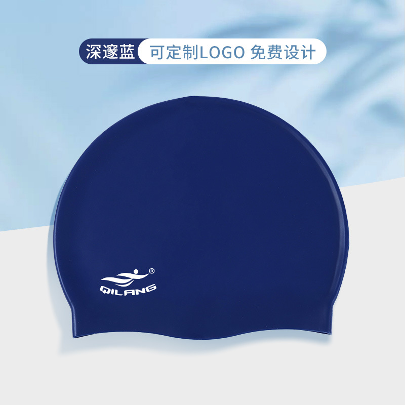 Sombreros de natación para adultos y niños impermeables universales sombreros de silicona 50g logotipo imprimible sin estrangulamiento sombreros de natación fabricantes al por mayor