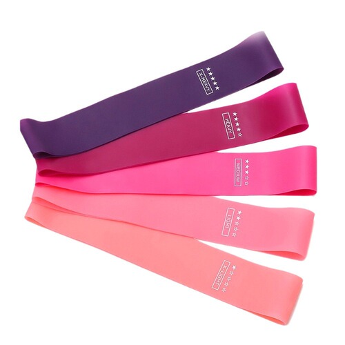 Cross-border supply of yoga elastic bands, TPE fitness body and butt rings, squat butt lift, latex gradient resistance rings