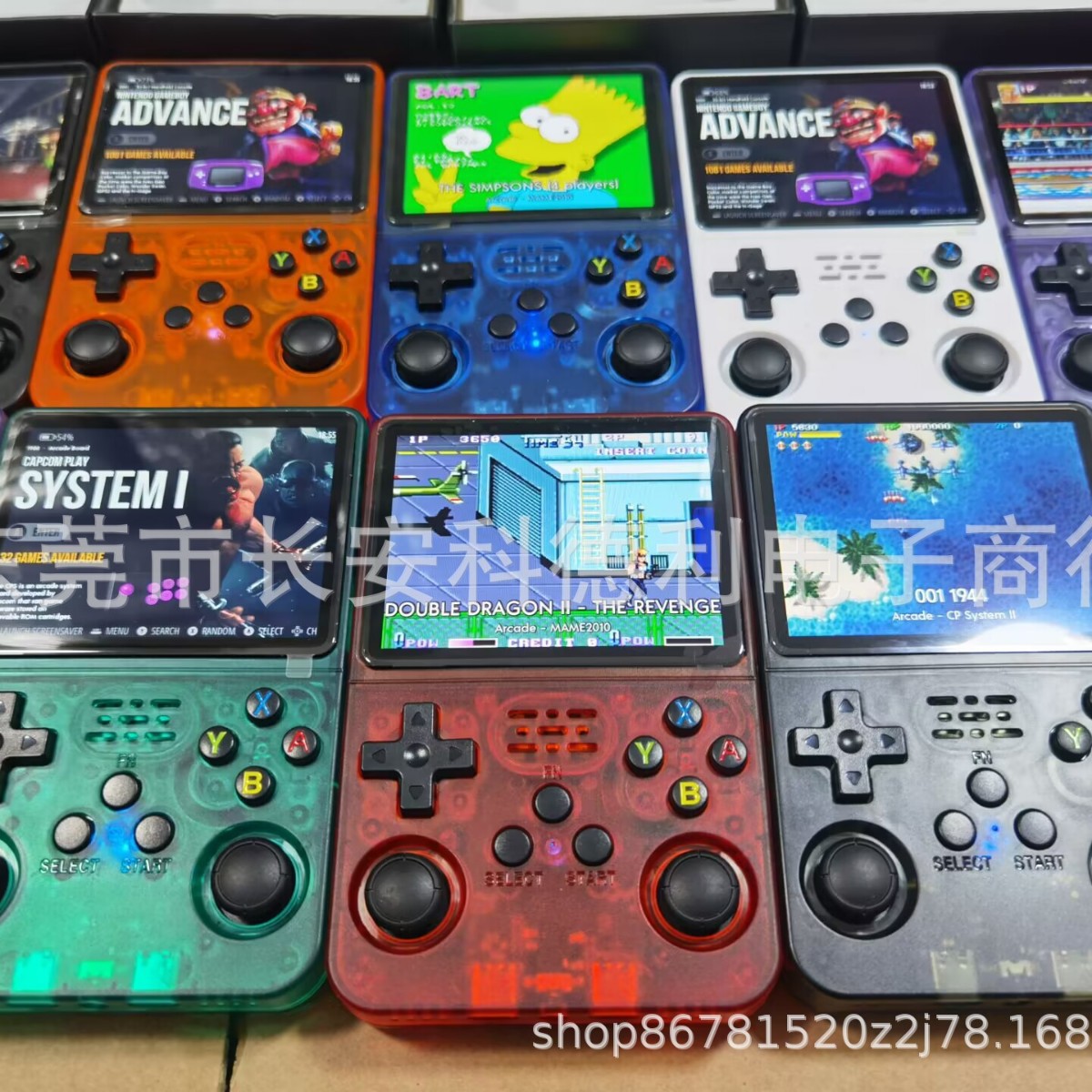 R36s nueva consola de juegos portátil de sistema dual de código abierto retro GBA arcade consola de juegos HD clásica portátil R36
