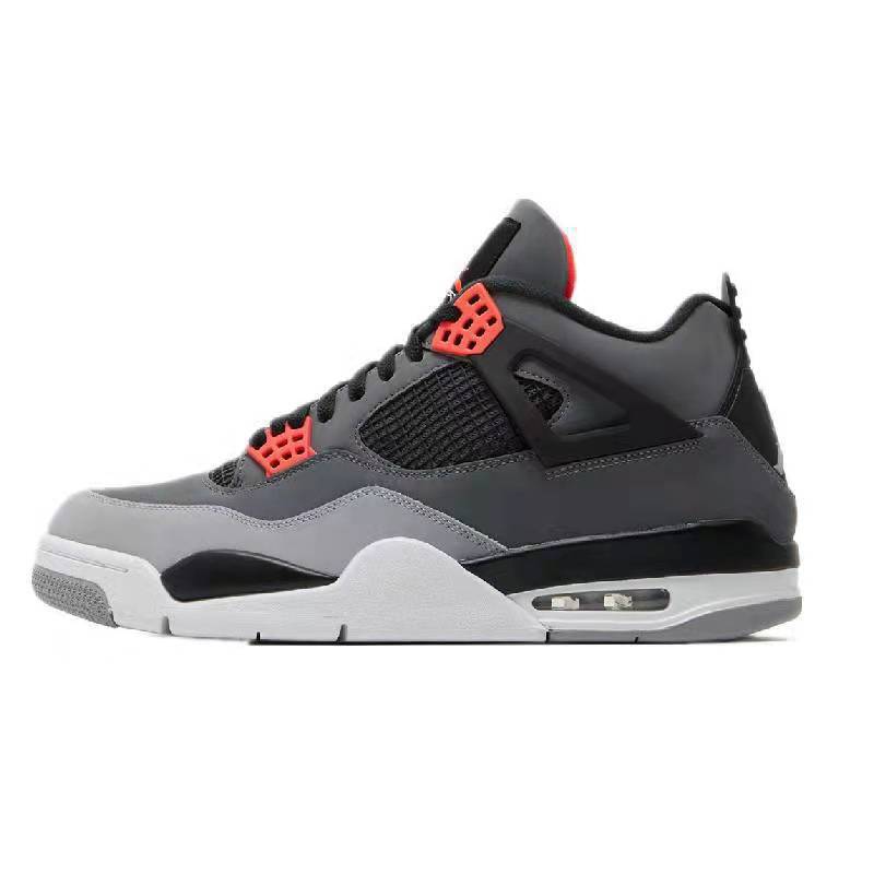 莆田靴工場卸売 AJ4 ホワイトセメント電気母オレオ大学ブルー Joe 4 外国貿易男性と女性のスポーツバスケットボールシューズ|undefined
