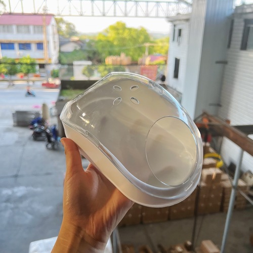 Hamster golden bear bathroom toilet two-in-one mouse transparent acrylic anti-side leakage pet supplies avoidance