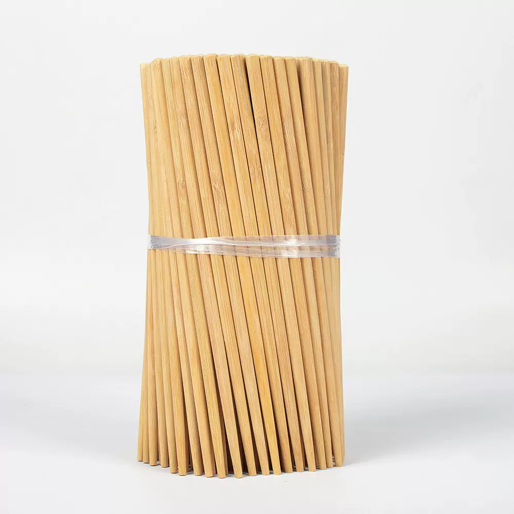 24cm/27cm碳化竹筷 加长火锅筷工厂批发餐包竹筷外卖筷一次性筷子