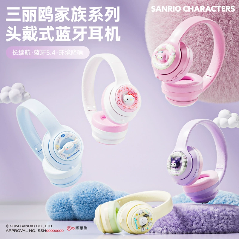 Cartoon headphones, laptop, bluetooth, Birthday gift