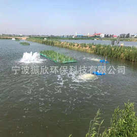 推流曝气机 浮水造流式曝气 不锈钢电机 河道鱼塘增氧 射流机