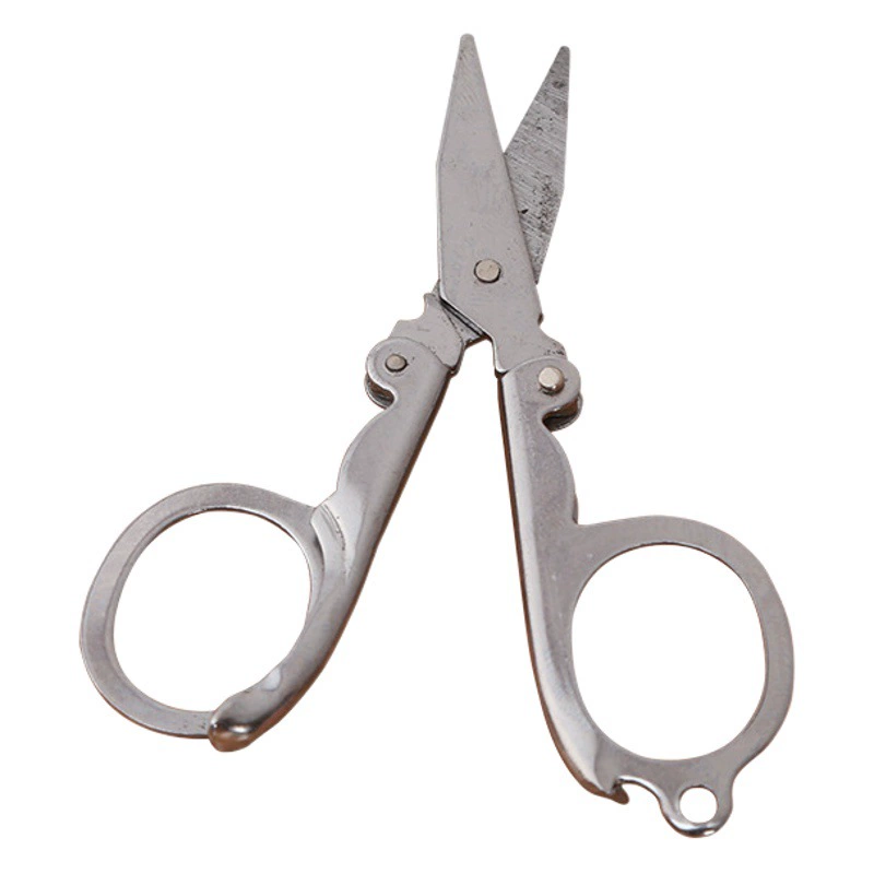 Портативные складные маленькие ножницы, дорожные ножницы, большие складные ножницы, брелок-подвеска, товары для уличных ларьков.