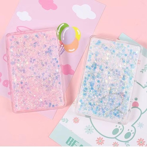 Quicksand Guka Brick Transparent Acrylic DIY Handbook Sticker Mahjong Brick Colorful Quicksand Guka Plate Children's Small Gift