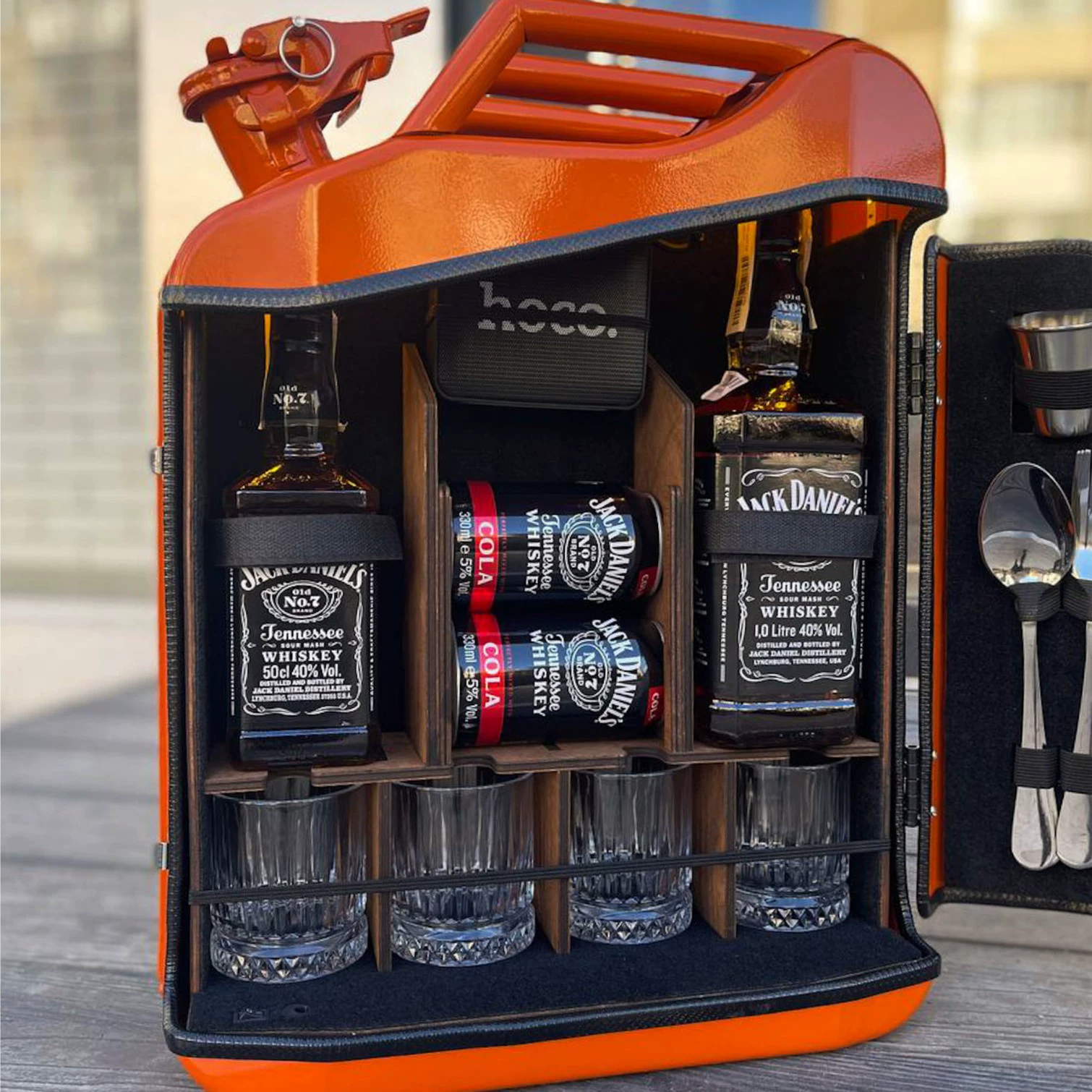 Набор мини-бара в канистре Jerry Can для подарка на Рождество, набор канистра-бар A18