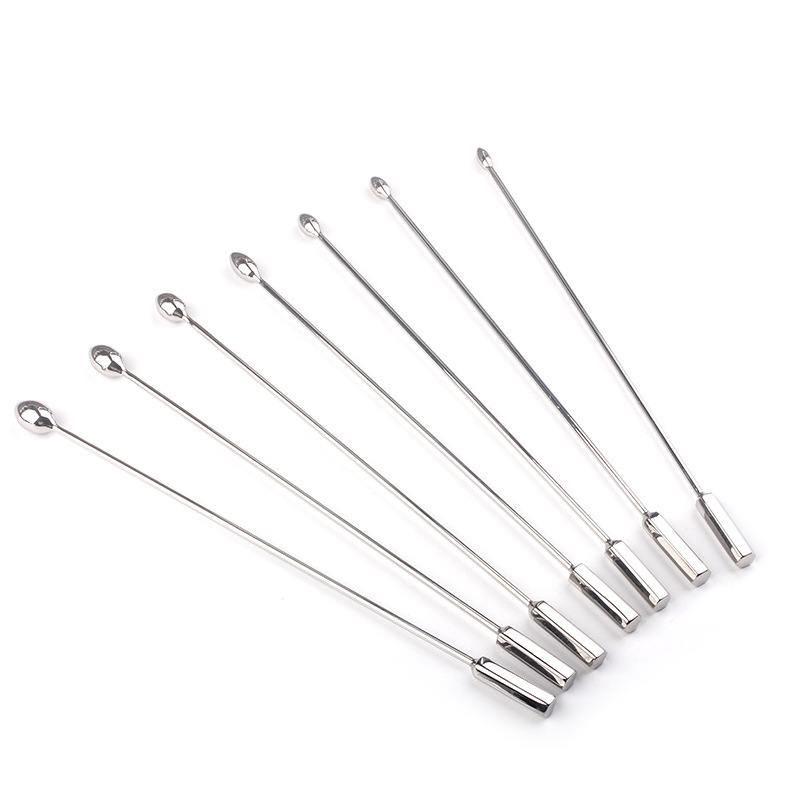 Stainless Steel Urethral Dilator Stick, 23 cm Long Metal Horse Eye Wand, Manual Male Sound — detail image 2