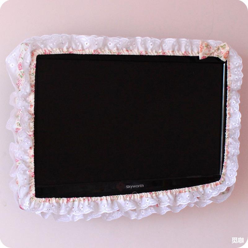电视机防尘罩 布艺边框套 开机不取时尚创意 屏幕圈50 32 40