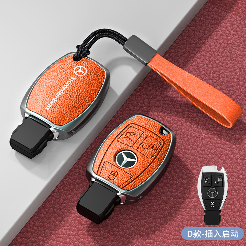 모델 D 삽입 3버튼 엠마 오렌지 아연 합금 단일 쉘 + 핸드 스트랩