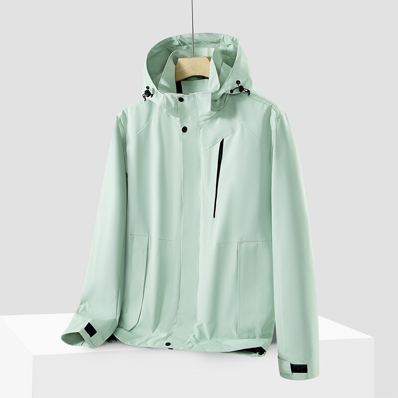2025 Spring New Style New Color Thin Jacket with Removable Hat Men's Casual Sports Outdoor Single Layer
