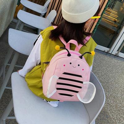 schoolbag lovely Anti-lost knapsack Infants baby Shoulders Bees package 1-3 children girl knapsack