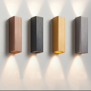 Living room bedroom bedside wall lamp TV background wall lamp aisle staircase up and down luminous brushed wall lamp hot sale