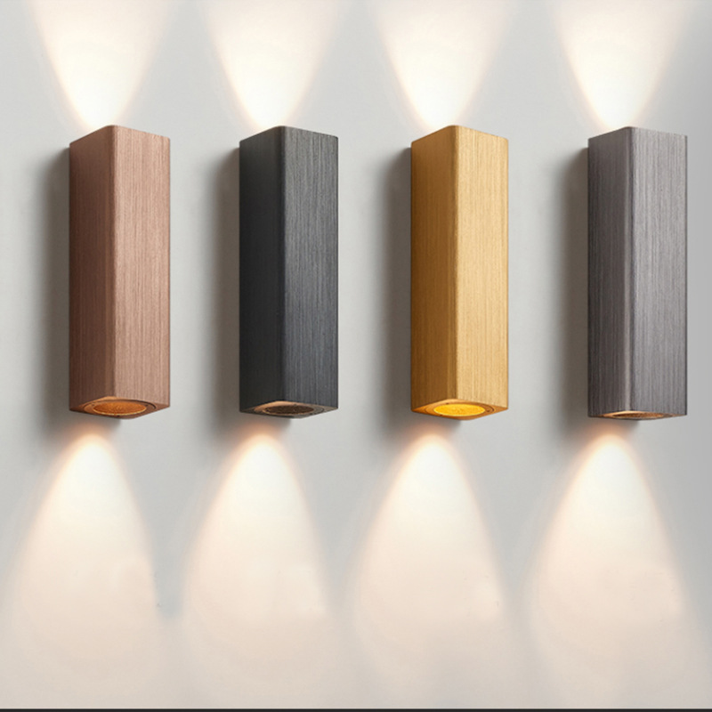 Cross-Border Living Room Bedroom Bedside Wall Lamp Tv Background Indoor Wall Lamp Corridor Stairwell up and down Lighting Wall Lamp