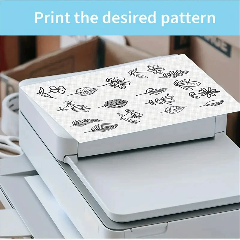 Контурно-безопасная водорастворимая embroidery поставка стаб бумага для крепления самоклеящейся водорастворимой основы для вышивки DIY