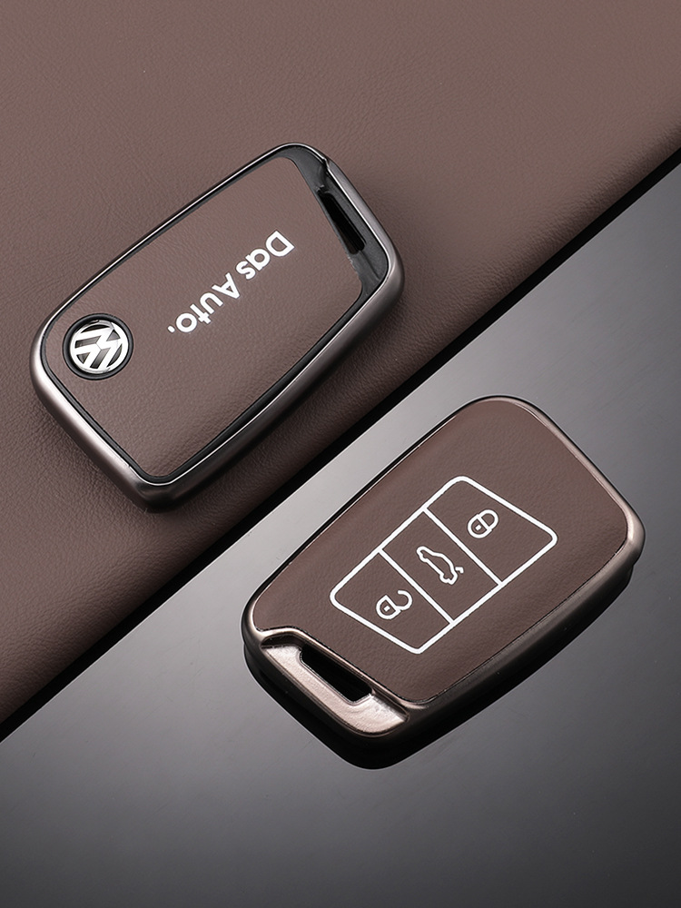 Adecuado para la funda de la llave Volkswagen Sagitar todo incluido TPU patrón de piel exploración Yue Passat Bora LaVida Yue hebilla de la caja protectora