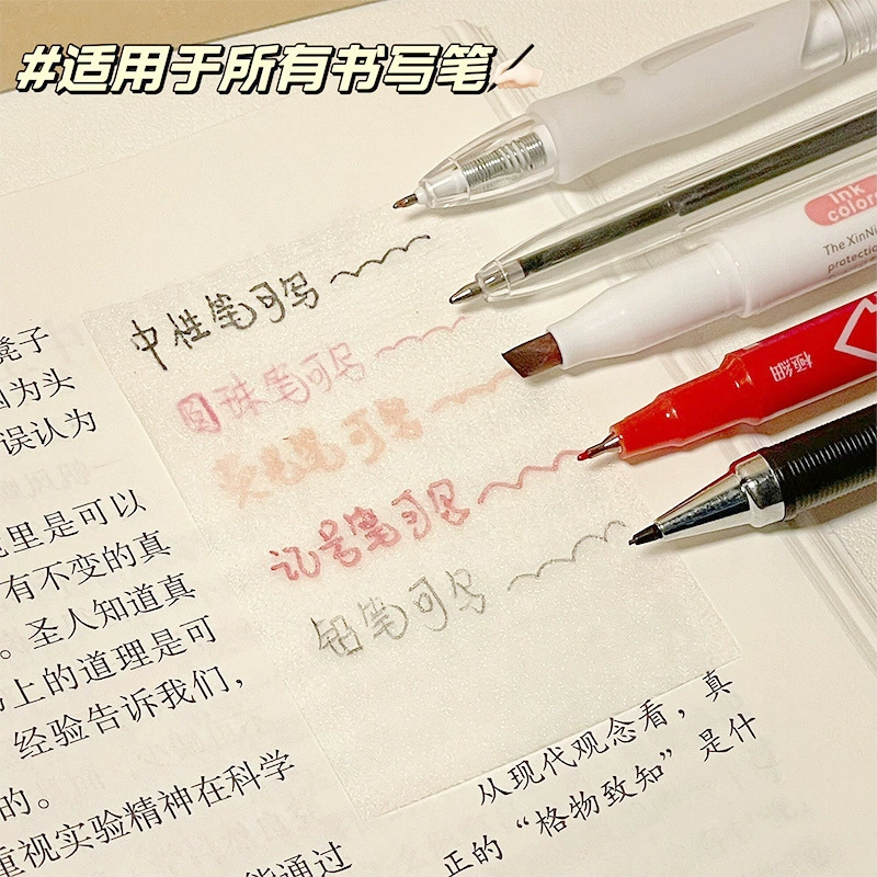 Transparent matte note for elementary school students, high quality sticker, stationery, wholesale
