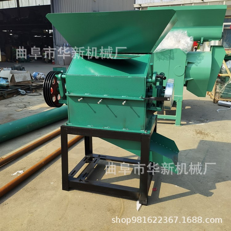 饲料厂对辊玉米豆粕破碎机 花生碎破瓣机 酿酒用高粱小麦挤扁机