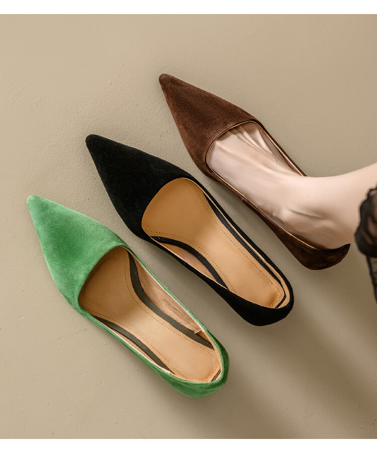 CHIKO Nandalia Pointy Toe Kitten Heels Pumps Shoes