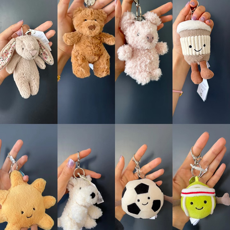 Cross-Border Supply of British Jc Pendant Collection, Bag Accessories, Gift Toys, Children's Pendants, Keychains, Bows