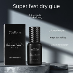 Gollee false eyelash glue with 60-day durability, 0.5-second rapid drying, store-use professional cross-border wholesale eyelash glue