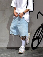 G 47501 Men Summer Casual Loose Denim Shorts ��ʿţ�ж̿�