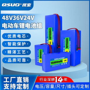 鋰電池組24V36V48V20AH大容量戶外設備路燈工廠專業定制鋰電池