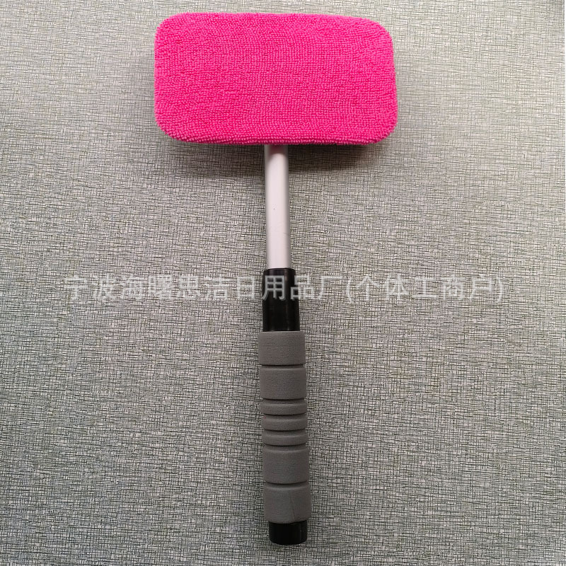 Car cleaning tools — Qìchē crevice brush - 1-set-b-style-sponge-plastic-parts-pink-square-board