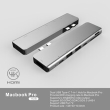 type-c�Uչ�]7��1USB3.1  HUB  macbook��ӔUչ7��1  4K