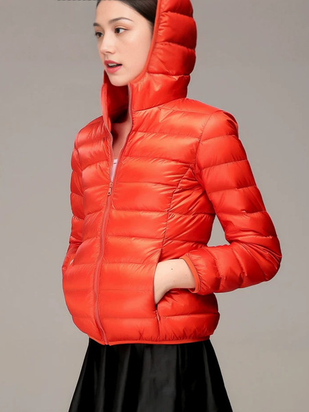 short light and thin warm velvet fashionable down jacket