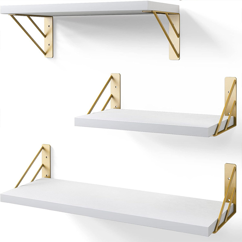 Estante de pared partición triángulo soporte de hierro dormitorio sala de estar colgante de pared soporte de carga soporte fijo