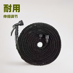 国境を越えたTEMUで人気の3色展開、黒色の伸縮式ガーデン散水ホース、ポリエステル製高圧洗車水鉄砲、花の水やりに