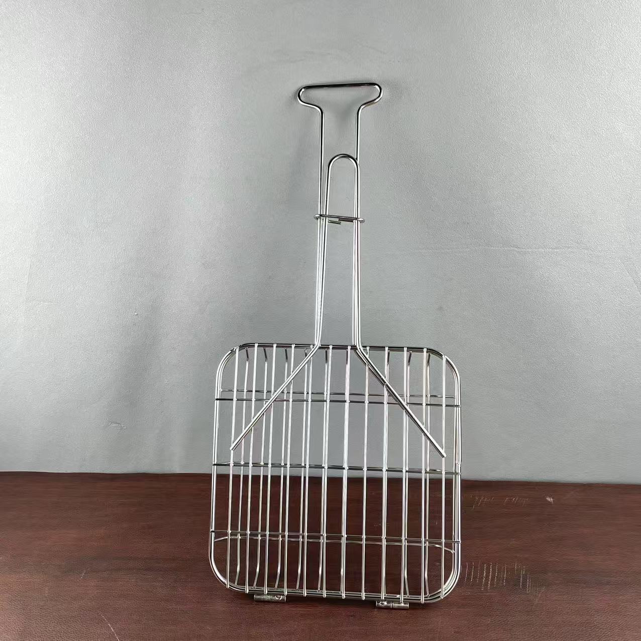 Cesta de Malla para Barbacoa de Acero Inoxidable Antiadherente Multifuncional