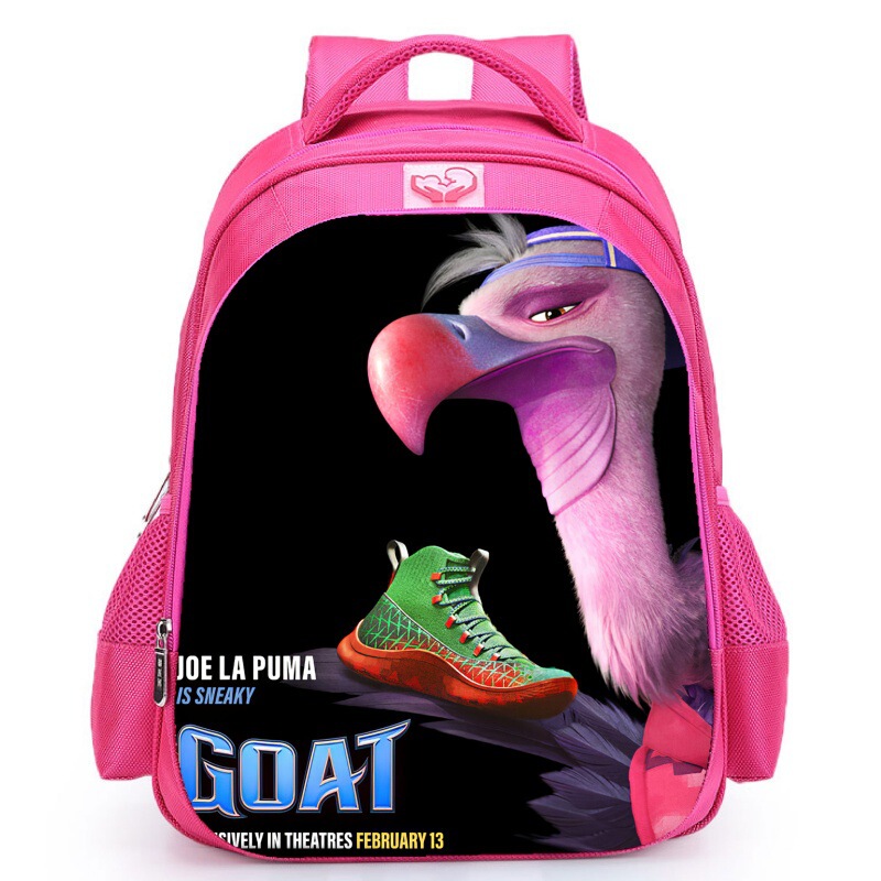 New Goat Children's Backpack with Miracle Dream Team Cartoon Print Pattern, High-Value School Bag for Students New Goat Children's Backpack with Miracle Dream Team Cartoon Print Pattern, High-Value School Bag for Students