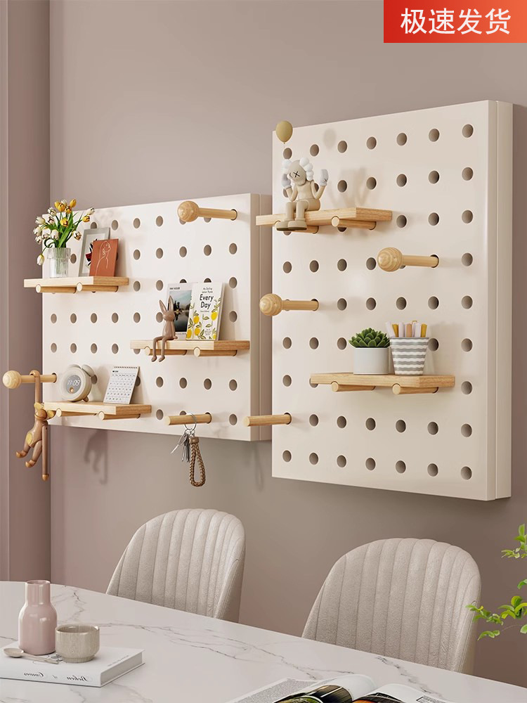 实木洞洞板电表箱装饰信号配电箱遮挡强弱电闸盒子挂壁画客厅玄关