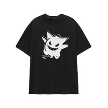 新款 神奇宝贝 宝可梦 耿鬼 动漫套头T恤跨境薄款男女短袖 tshirt