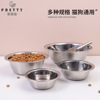 Amazon new stainless steel pet bowl cat bowl dog bowl food pot water bowl dog bowl wholesale drink water feeder supplies