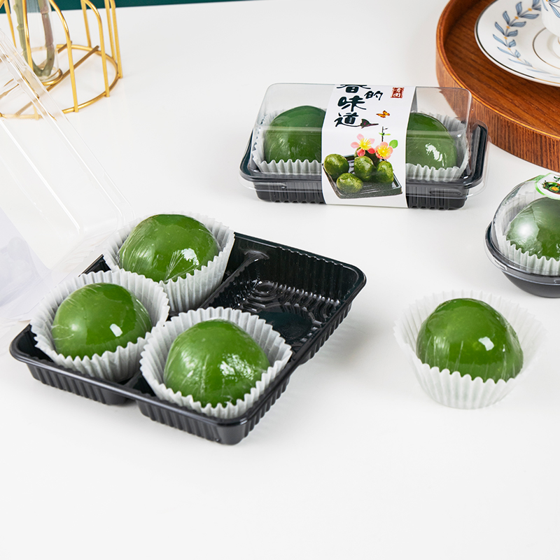 Caja de embalaje de moxa verde 2 cápsulas, 3 cápsulas, 4 cápsulas, 6 cápsulas, 9 cápsulas, huevo crujiente, nieve Meiniang, caja de arroz pegajoso.