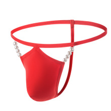 丁字裤性感情趣男用款露屁透气用品同志棉质纯色低腰跨境现货批发