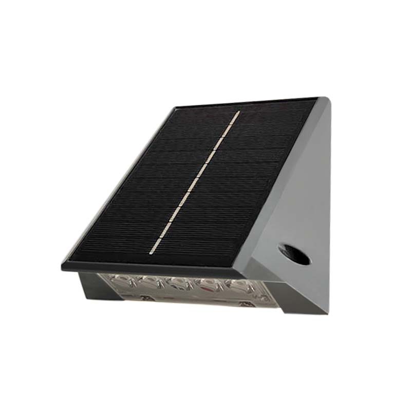 Integrado lámpara de pared solar impermeable nueva lámpara exterior iluminante balcón villa decoración de doble cabeza lámpara de pared de lavado de jardín