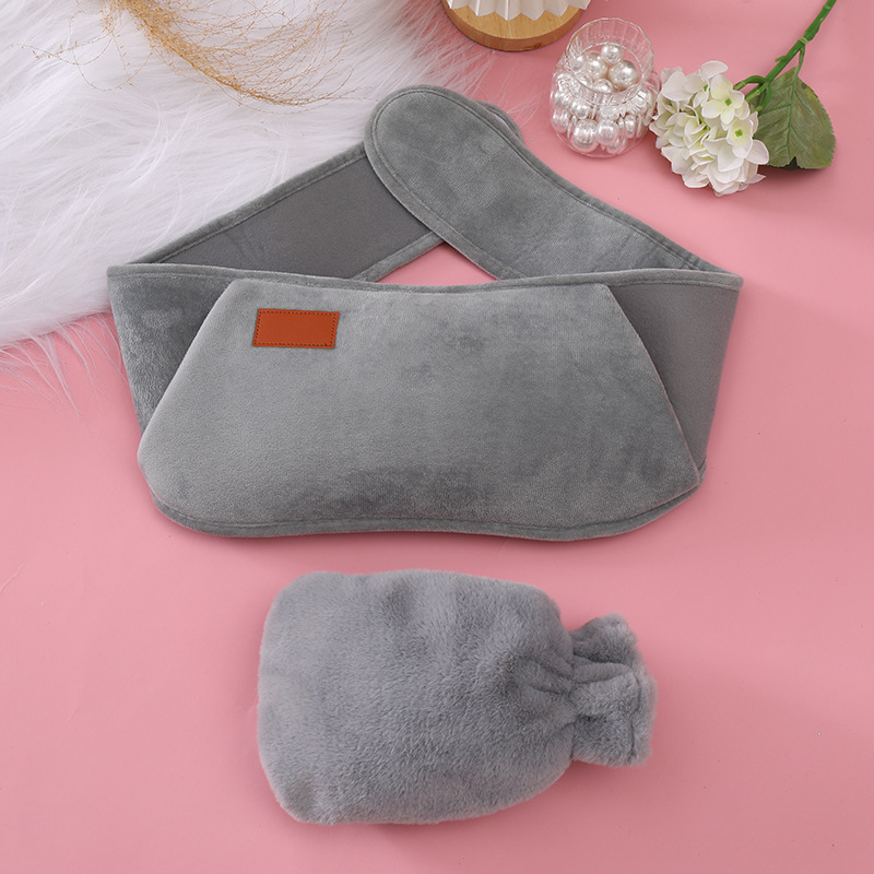 Waist support three-piece set, water-filled hot water bottle, waist warmer