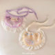 Dog saliva towel bib cat bib eating cartoon super cute kitten pet clothes scarf decoration small scarf