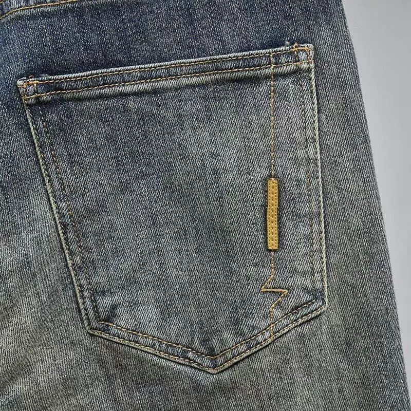 Tide, elite demi-season jeans, loose straight fit