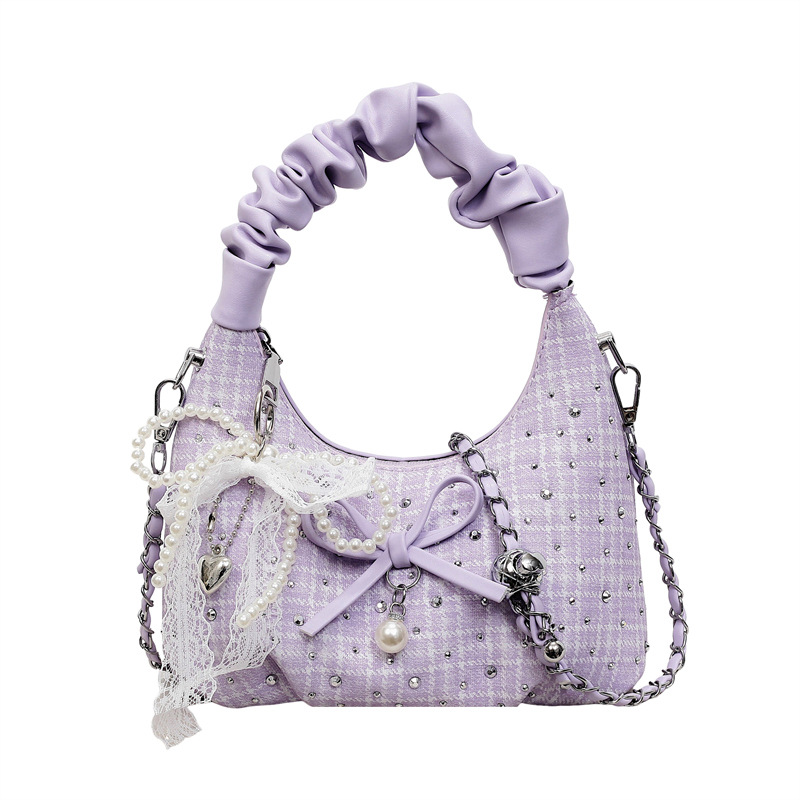 Nicho de diseño textural bolso mujer 2026 nuevo estilo de moda de verano simple bolso de hombro diario bolso brazalete image 11
