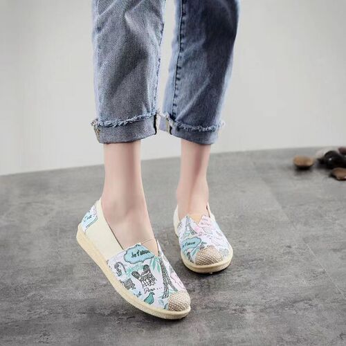 Spring and Summer Old Beijing Soft Sole and Soft Face Women's Slip-on Shoes, Maternity Mom Shoes, One Piece Dropshipping
