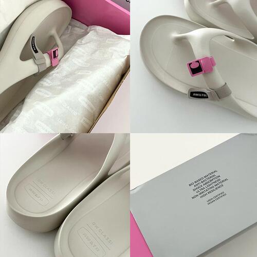 【】Korea! twatoe flip-flops for outdoor wear, summer thick-soled internet-famous thong sandals with a squishy feel