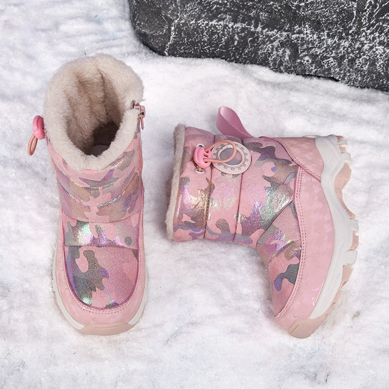 Children's winter boots, non-slip high keep warm shoes, (Cross-border trading)