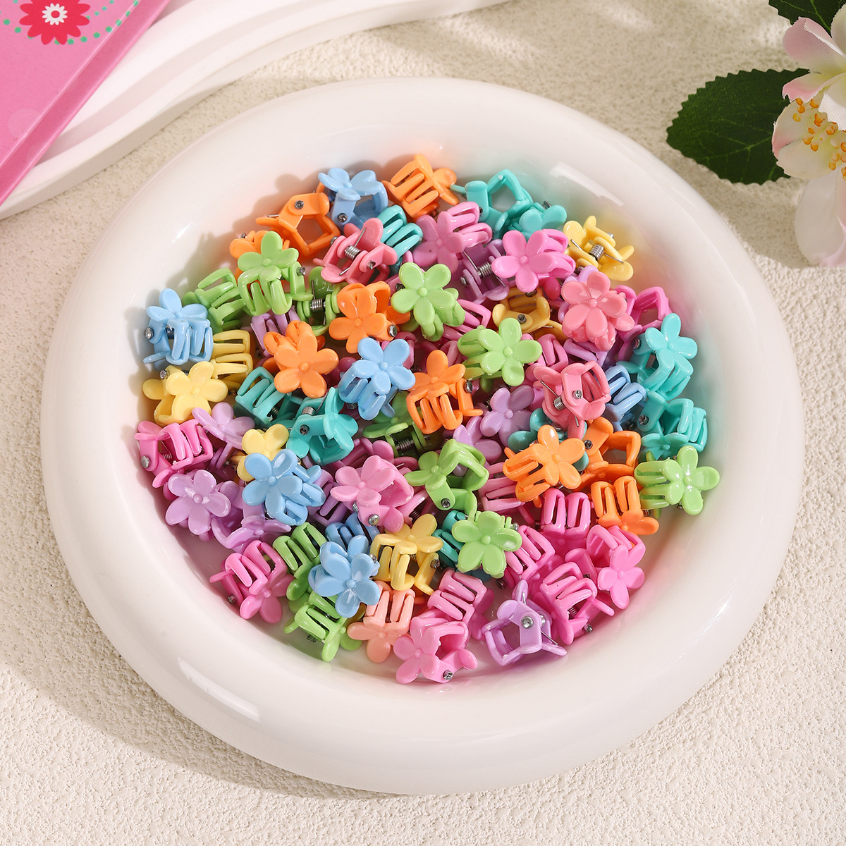 Niños pequeños clip de agarre de color niñas bebé lindas tarjetas de cabello princesa tocado pequeño clip mini clip